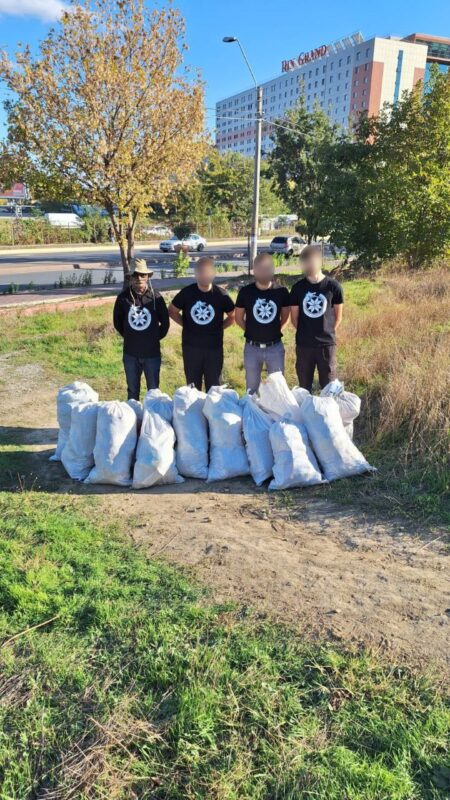 Tinerii naționaliști din București au organizat ecologizarea Parcului Natural Văcărești 